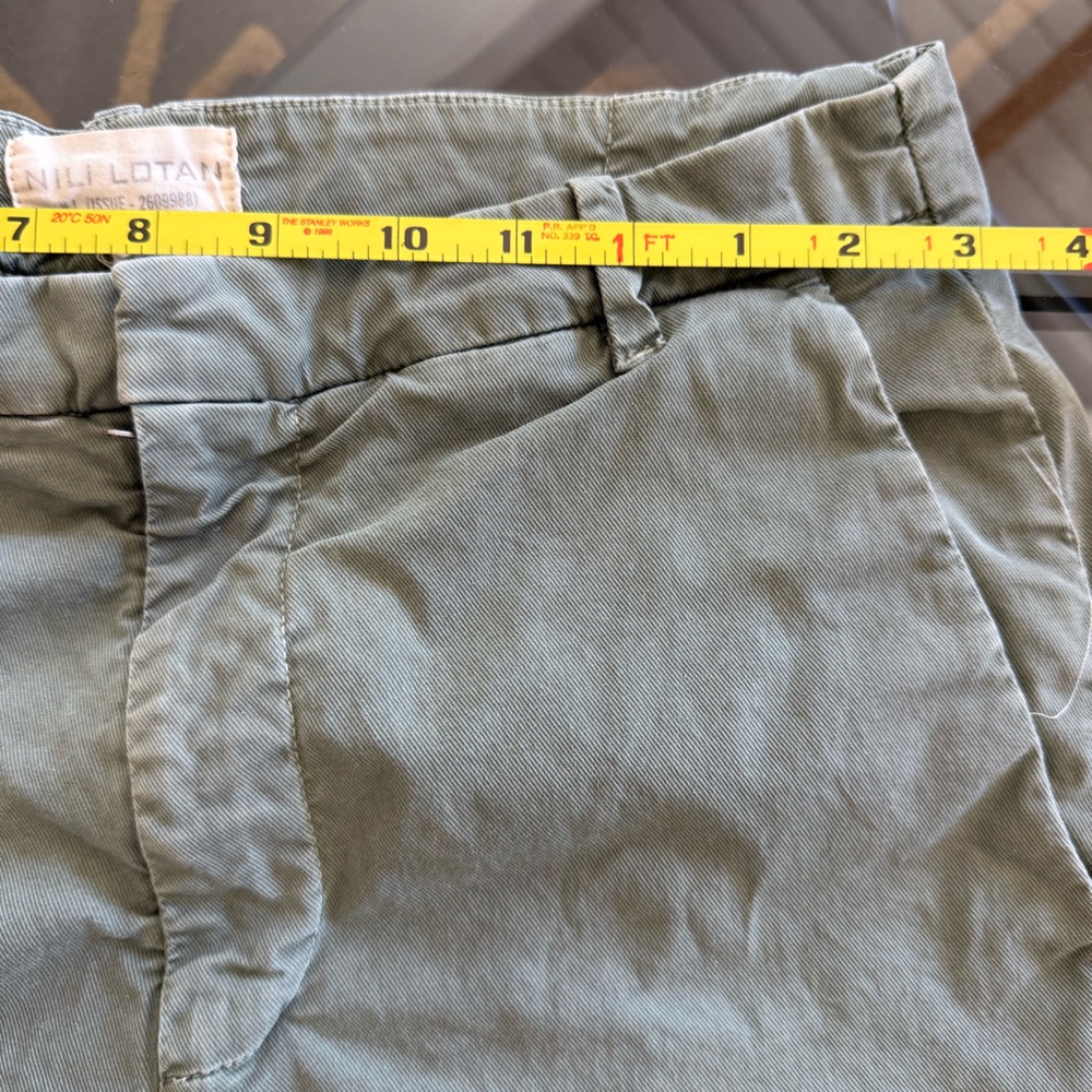 Nili Lotan Paris Pants on Olive Sz 2 Fits Larger - Picture 5 of 8